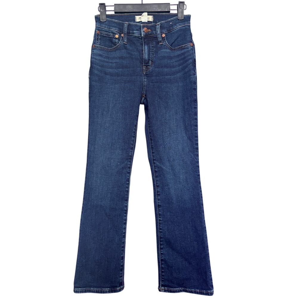 Madewell Mid Rise Kickout Jeans Denim Bootcut
